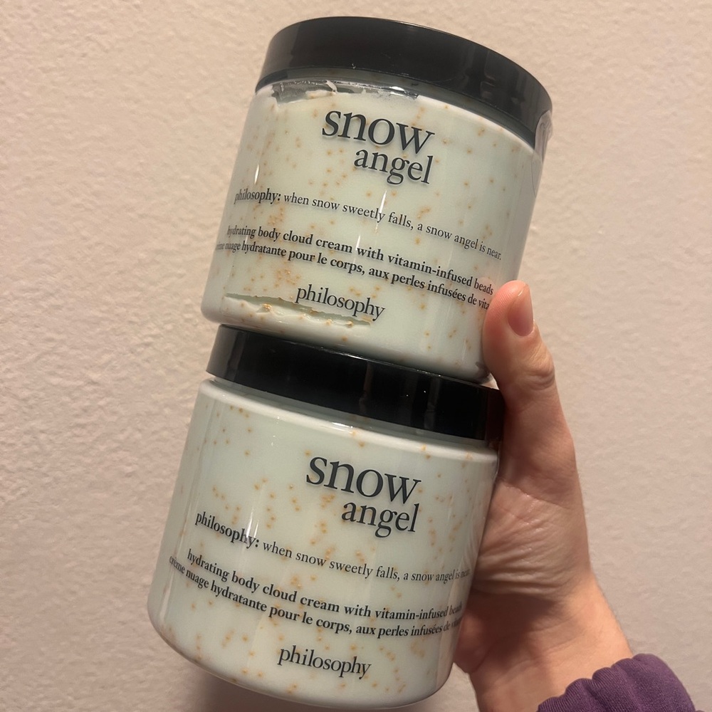2X Philosophy Snow Angel hydrating body cloud cream 16 floz / 480 ml